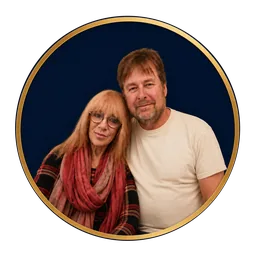 John Bryant and Jan Robertson, owners of The Decorator's Cupboard