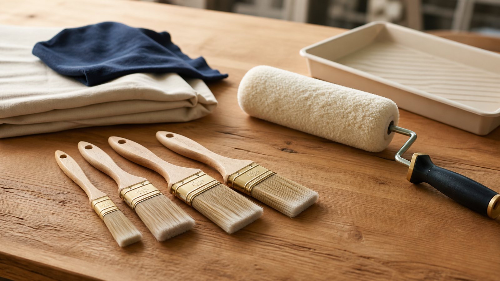 Brush or roller? Choosing tools that give a better finish