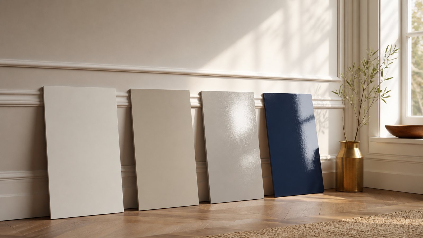 Matt, eggshell, satin or gloss: choosing the right paint finish