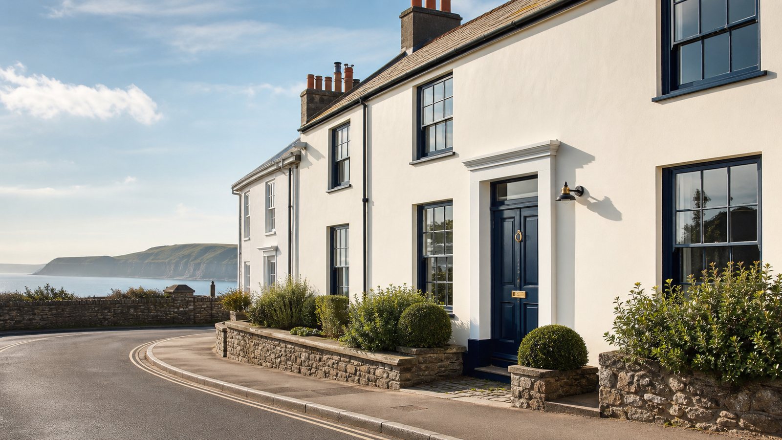 Exterior painting in North Devon: weather, timing and coastal damp