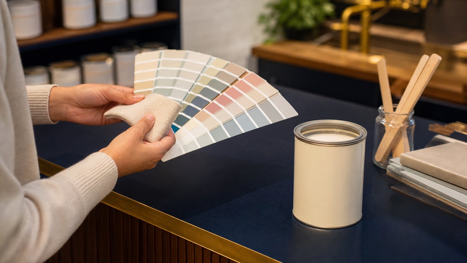 Getting a colour matched and mixed: how it works