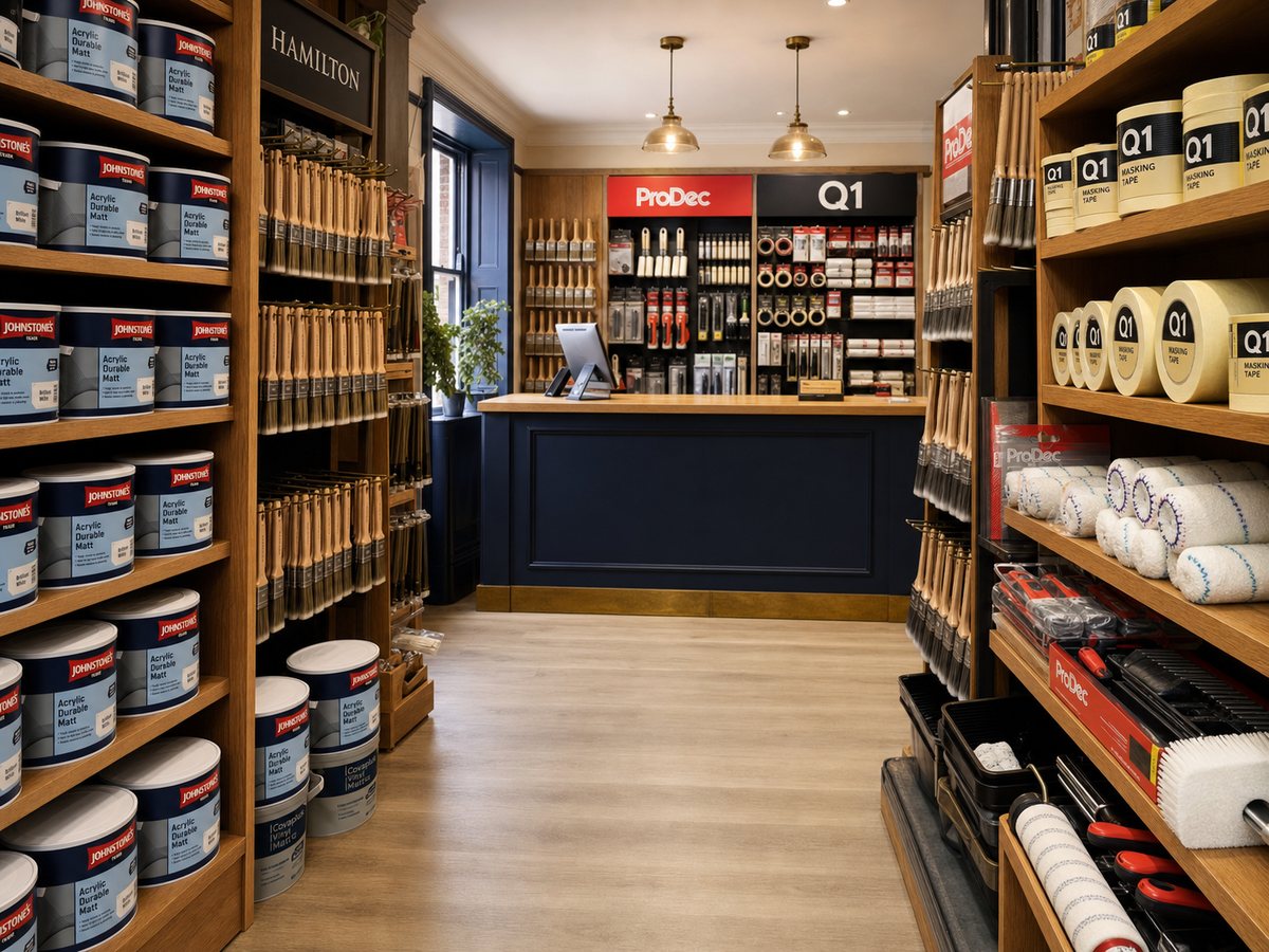 Inside The Decorator's Cupboard, well-stocked shelves